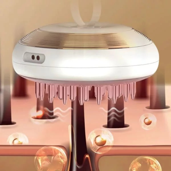 EMS Hoofdmassageborstel – Microcurrent & Vibratie voor Haarverzorging