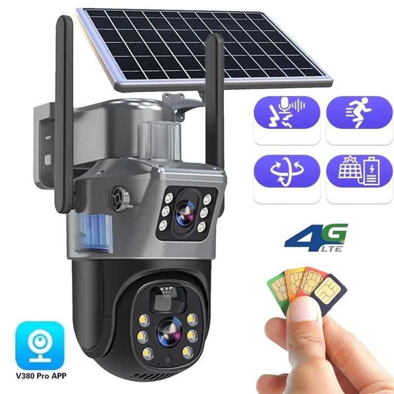 Draadloze Beveiligingscamera met Zonnepaneel voor 360° Beveiliging 1