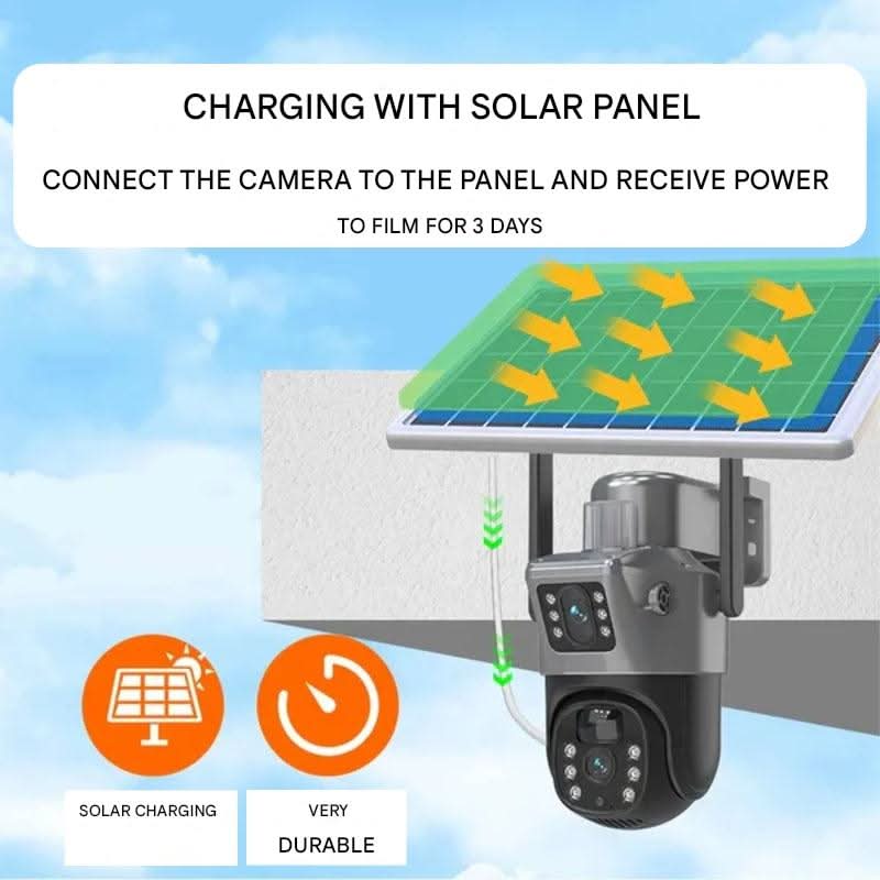 Draadloze Beveiligingscamera met Zonnepaneel voor 360° Beveiliging 6