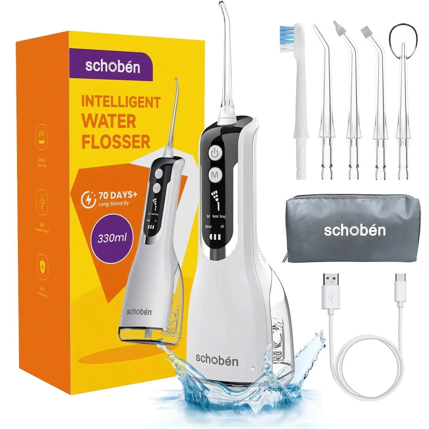 Draadloze Waterflosser voor Diepe Reiniging en Comfort