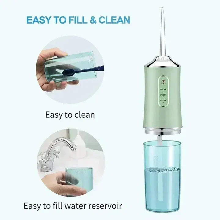 Draadloze Waterflosser voor Grondige Mondverzorging – Oplaadbaar en Handig