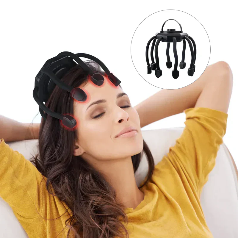 Draagbaar Hoofdhuidmassageapparaat voor Stressverlichting