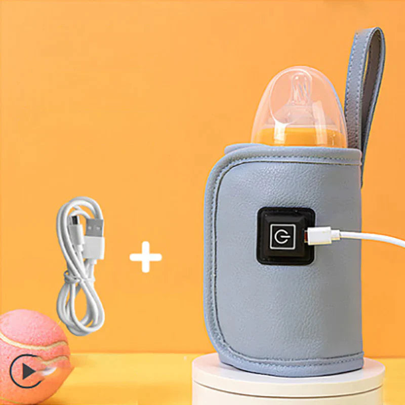 Draagbare Flesverwarmer Voor Onderweg Met USB Verwarming 12