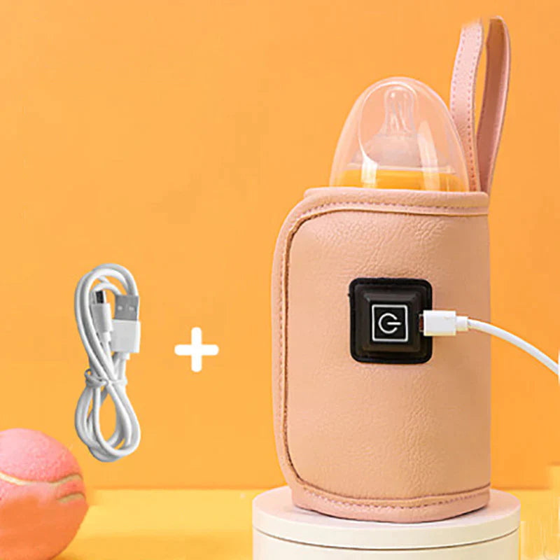 Draagbare Flesverwarmer Voor Onderweg Met USB Verwarming 13
