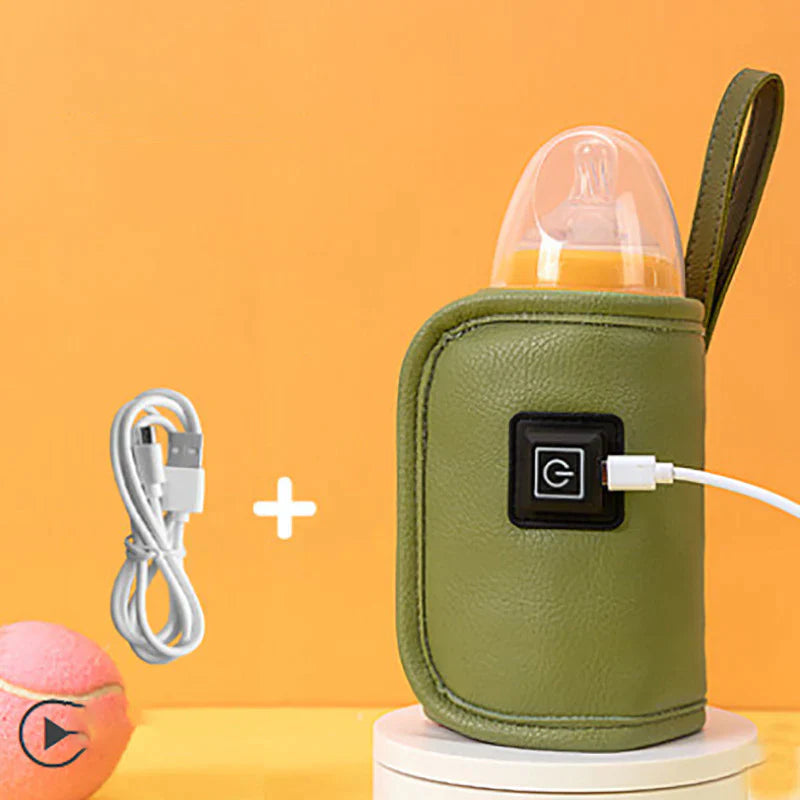 Draagbare Flesverwarmer Voor Onderweg Met USB Verwarming 14