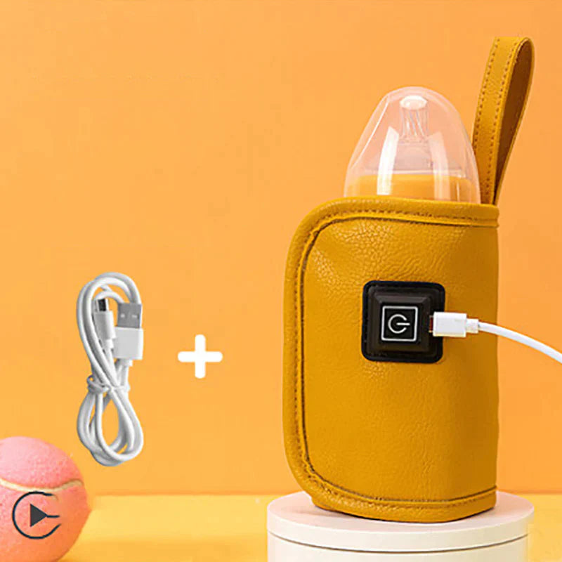 Draagbare Flesverwarmer Voor Onderweg Met USB Verwarming 15