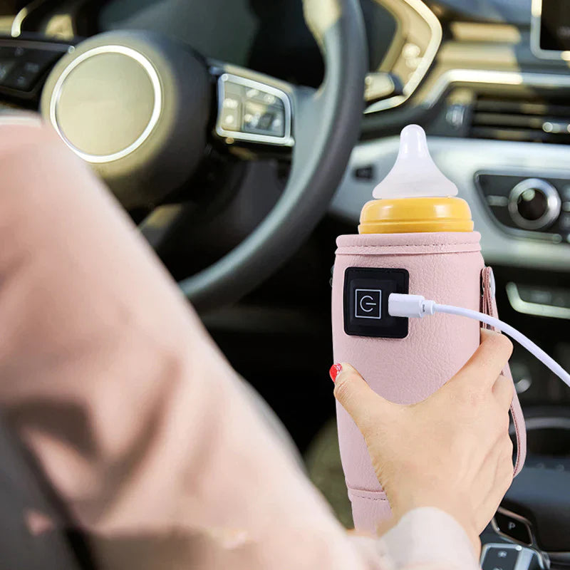 Draagbare Flesverwarmer Voor Onderweg Met USB Verwarming 3