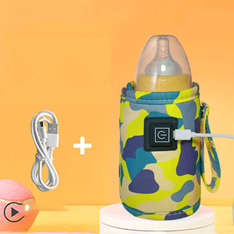 Draagbare Flesverwarmer Voor Onderweg Met USB Verwarming 7