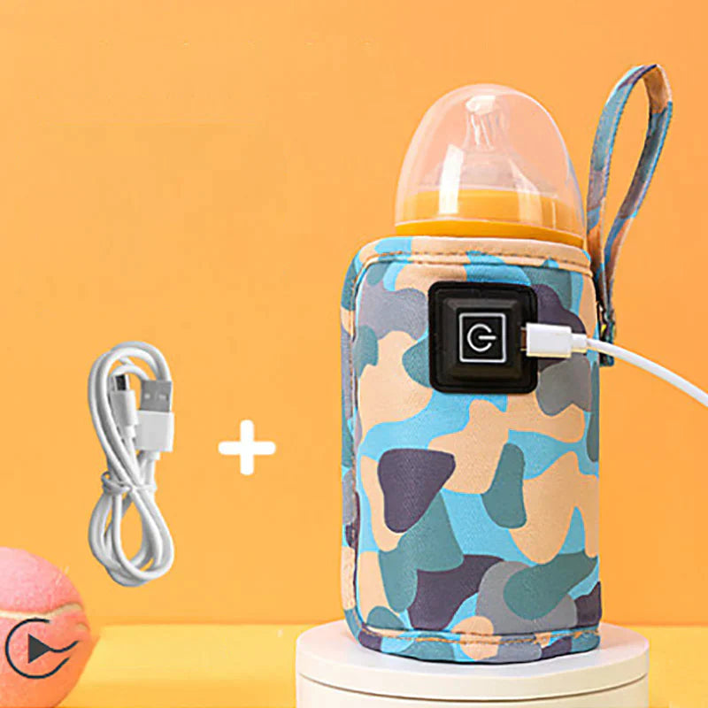 Draagbare Flesverwarmer Voor Onderweg Met USB Verwarming 8