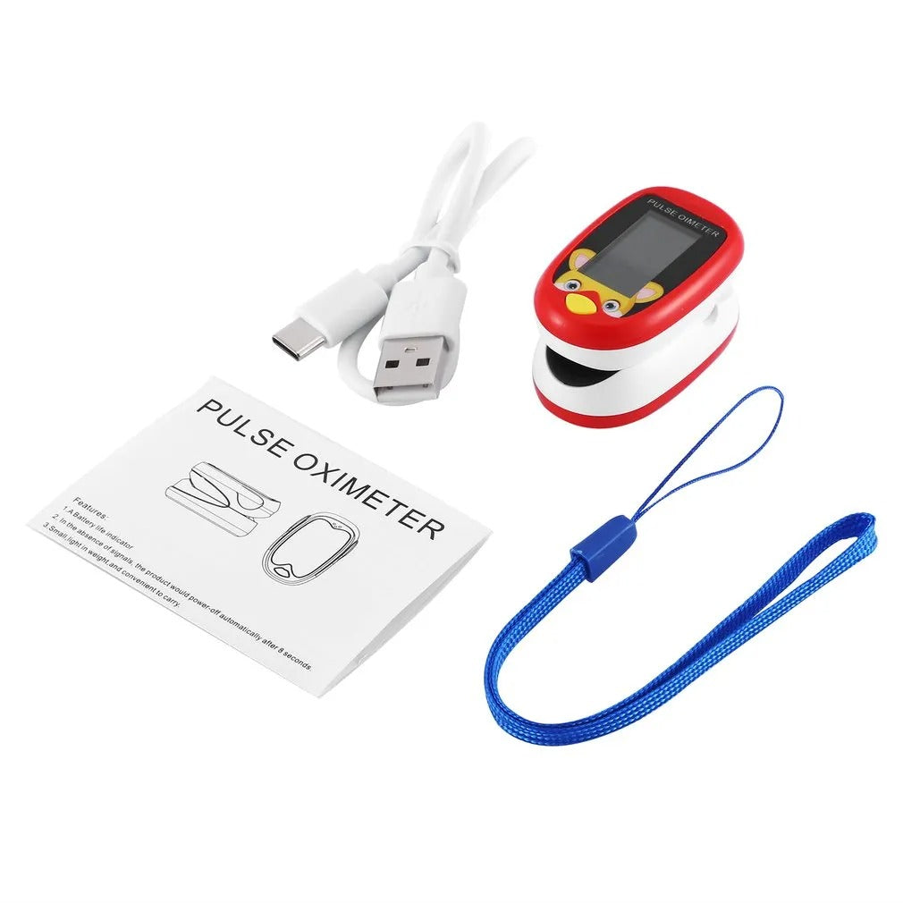 Draagbare Pulsoximeter voor Kinderen – Nauwkeurige Gezondheidsmonitor