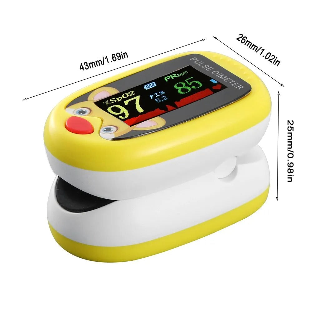 Draagbare Pulsoximeter voor Kinderen – Nauwkeurige Gezondheidsmonitor