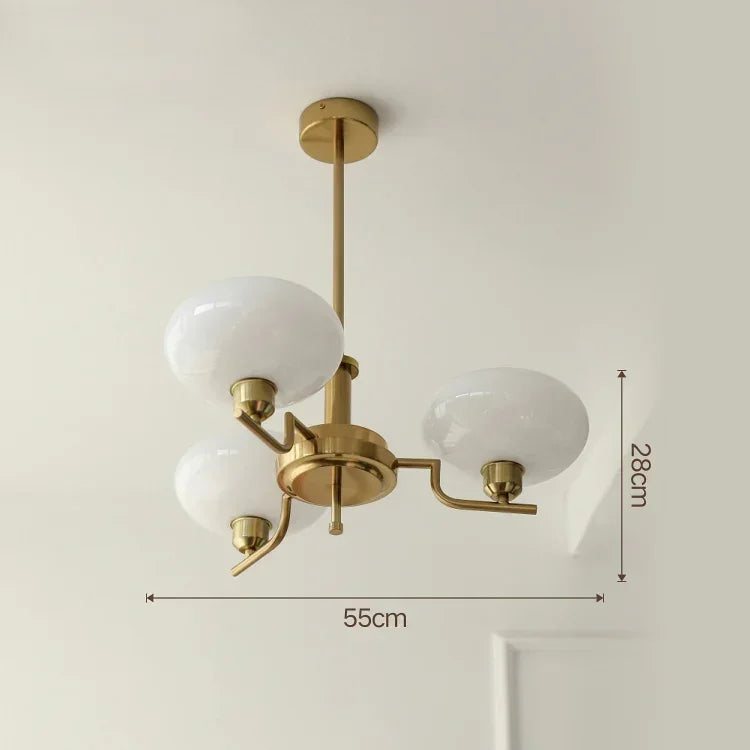 Elegante Plafondlamp voor Sfeervolle Verlichting in Slaapkamer 8