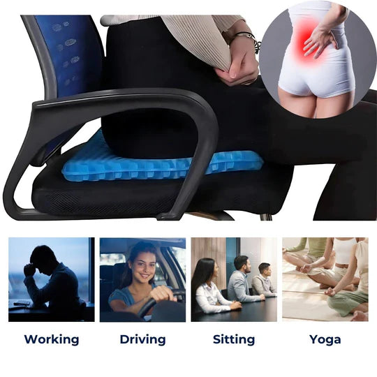 Ergonomisch Gel Zitkussen voor Comfort en Ondersteuning