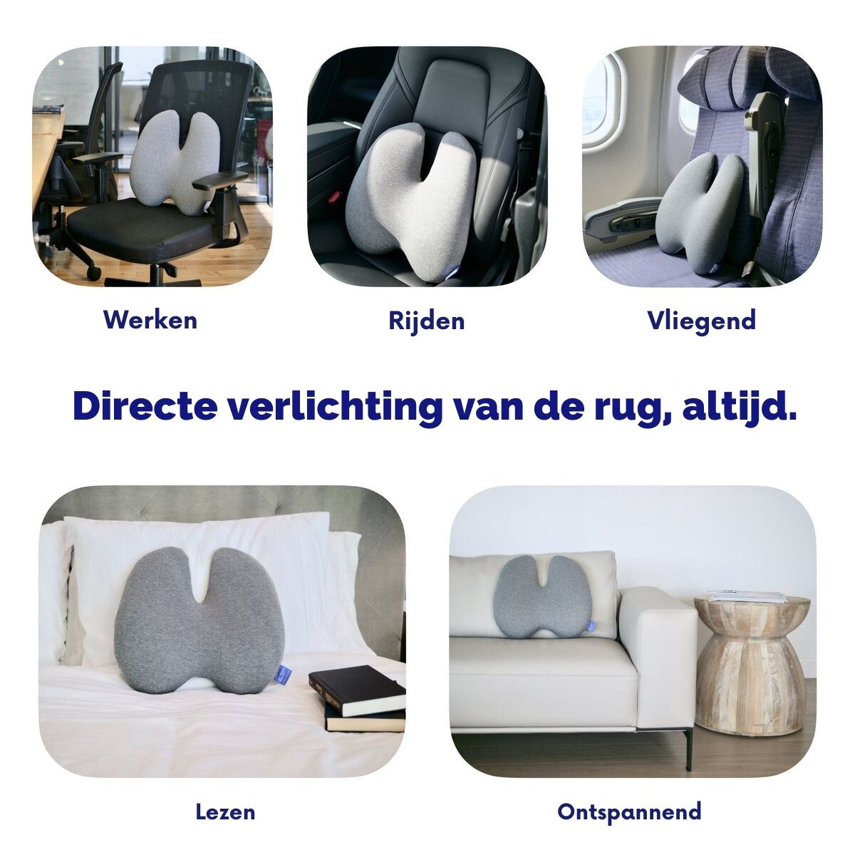 Ergonomisch Lumbale Kussen voor Comfort en Ondersteuning