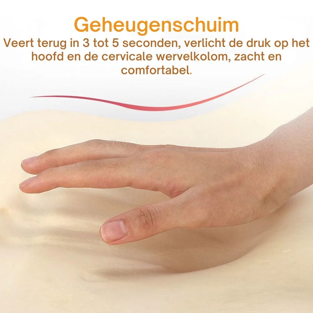 Ergonomisch Nekkussen voor Comfort tijdens Lange Rit – Memory Foam 6