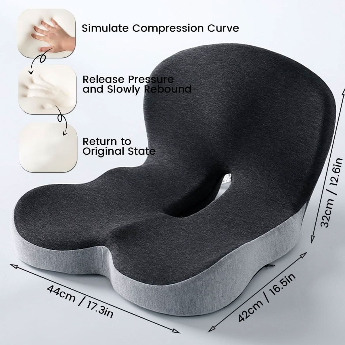 Ergonomisch Zitkussen voor Comfortabel Zitten en Ondersteuning 8