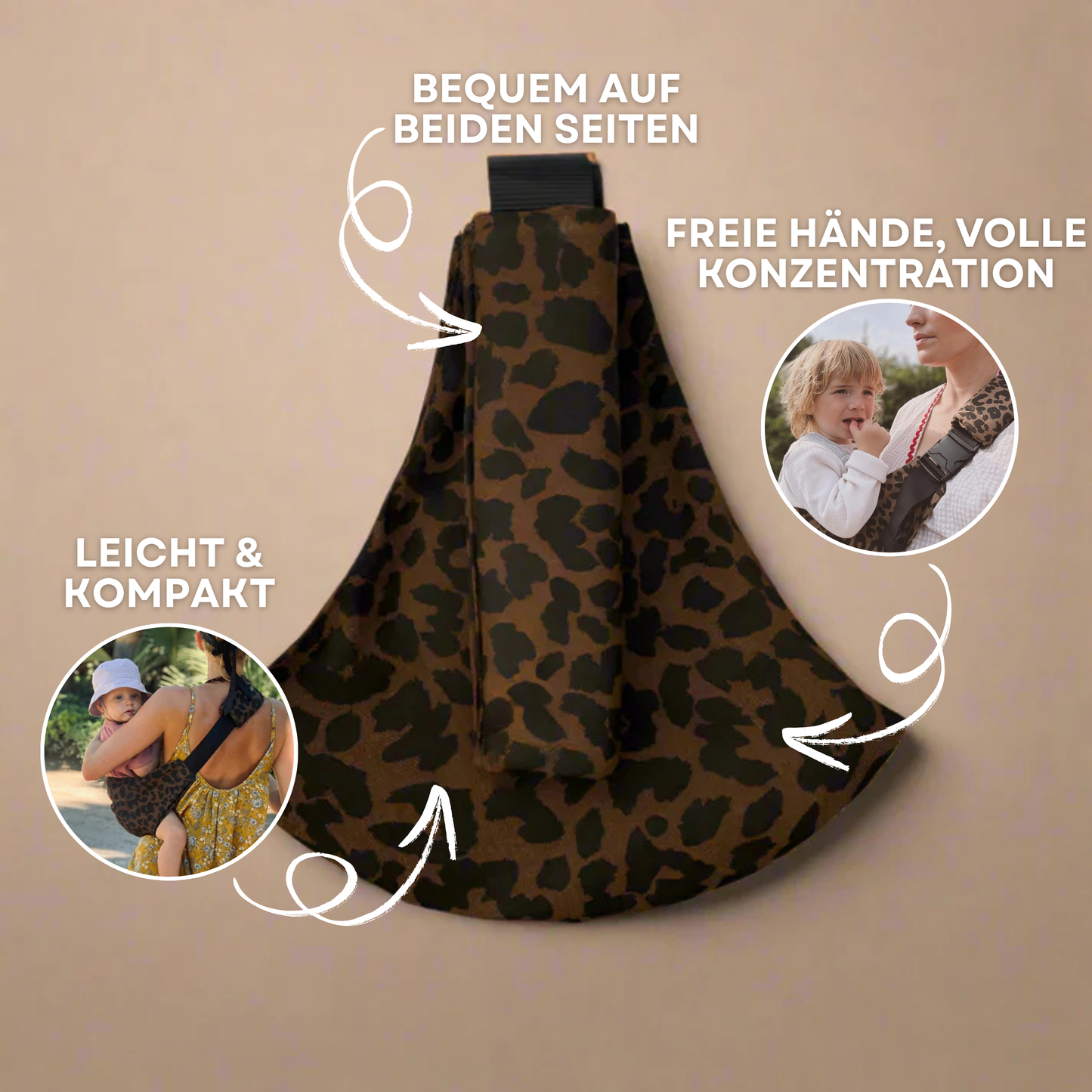 Ergonomische Heupdrager Peuterdraag voor Vrije Handen en Comfort 2