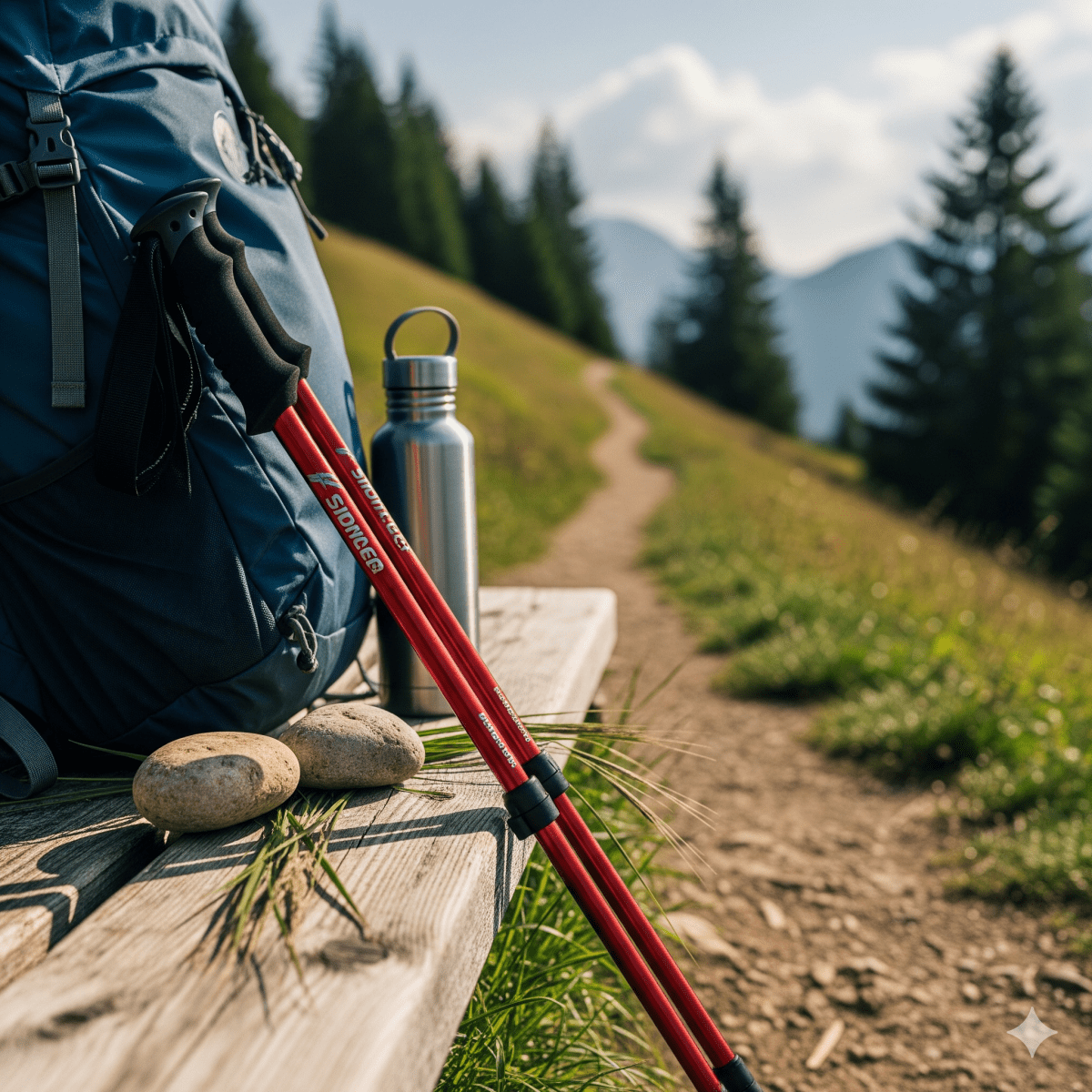 Ergonomische Trekkingstokken voor Comfort en Stabiliteit – Verstelbaar en Lichtgewicht 2