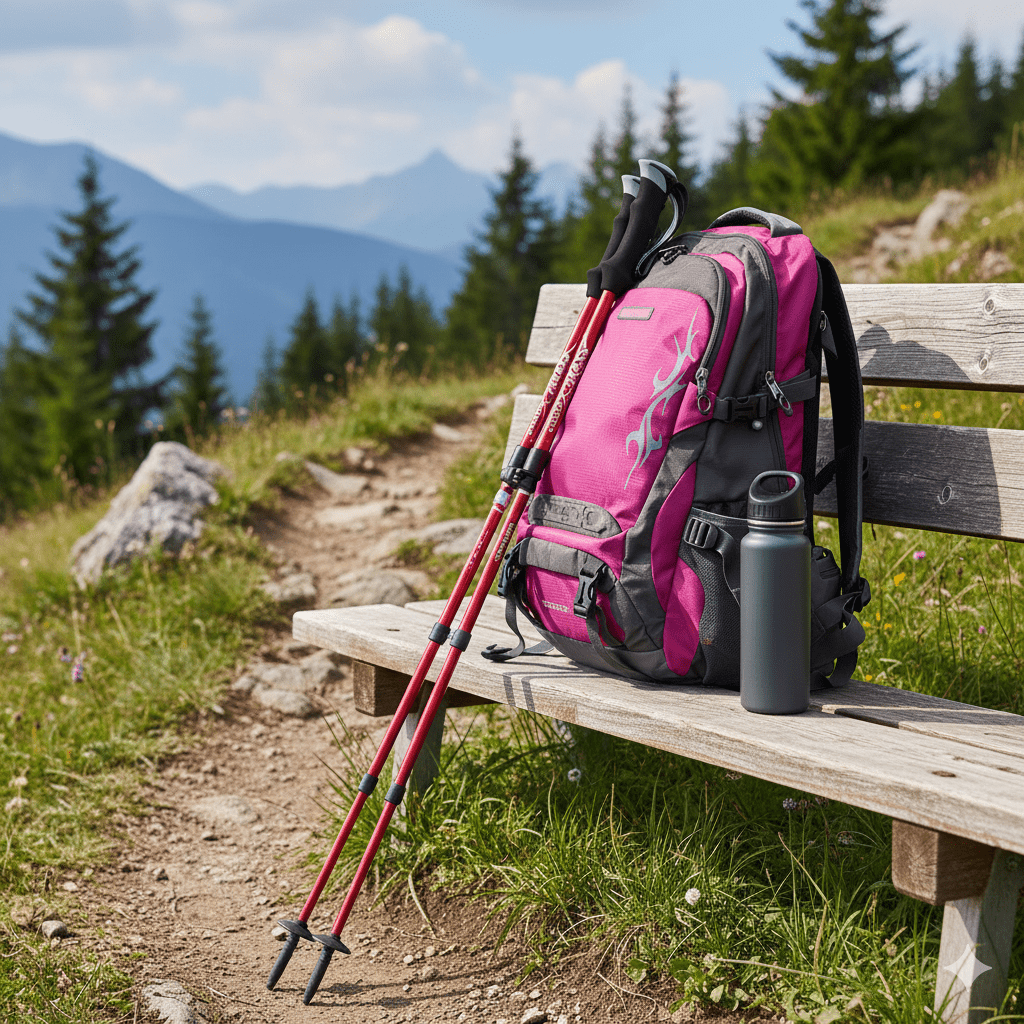Ergonomische Trekkingstokken voor Comfort en Stabiliteit – Verstelbaar en Lichtgewicht 3