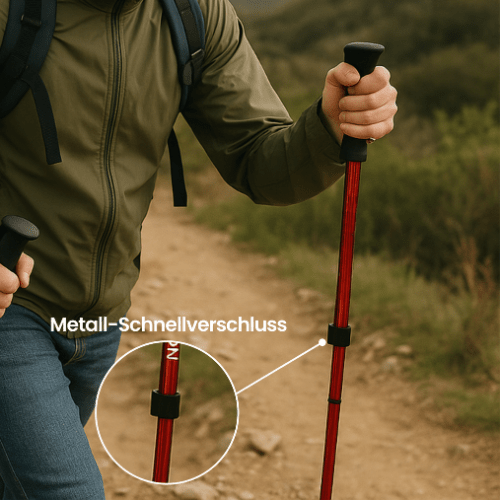 Ergonomische Trekkingstokken voor Comfort en Stabiliteit – Verstelbaar en Lichtgewicht 7