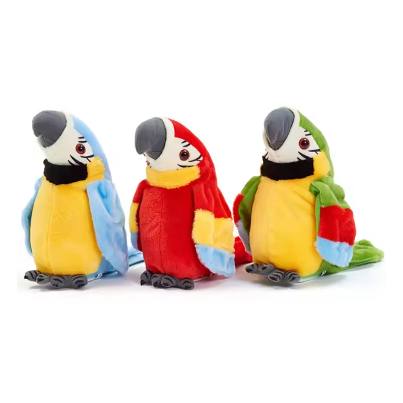 Interactieve Papegaai voor Taalontwikkeling – Knuffelvriend met Beweging 1