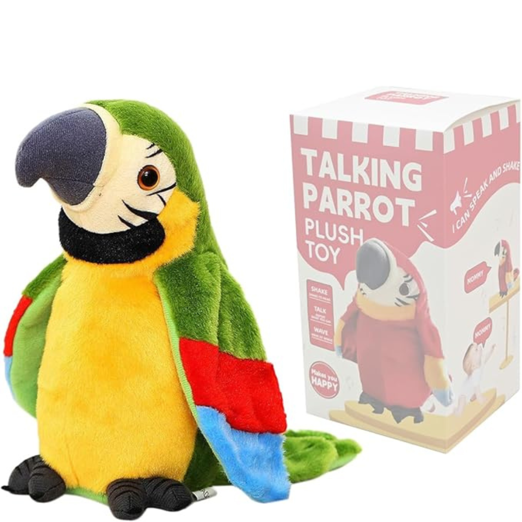 Interactieve Papegaai voor Taalontwikkeling – Knuffelvriend met Beweging 2