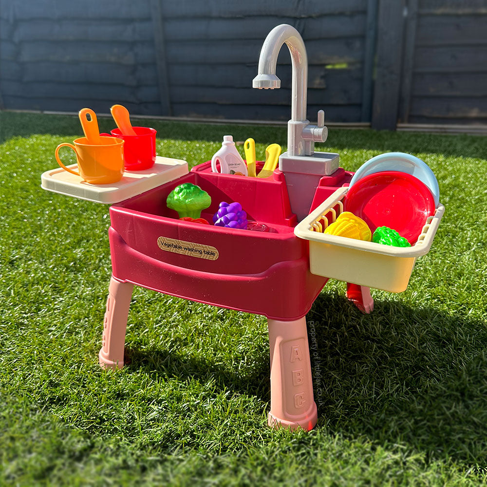 Interactieve Speelkeuken met Werkende Kraan voor Creatief Spel 2