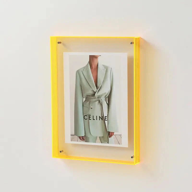 Kleurrijke Acryl Fotolijst voor Unieke Herinneringen – Modern Design 10