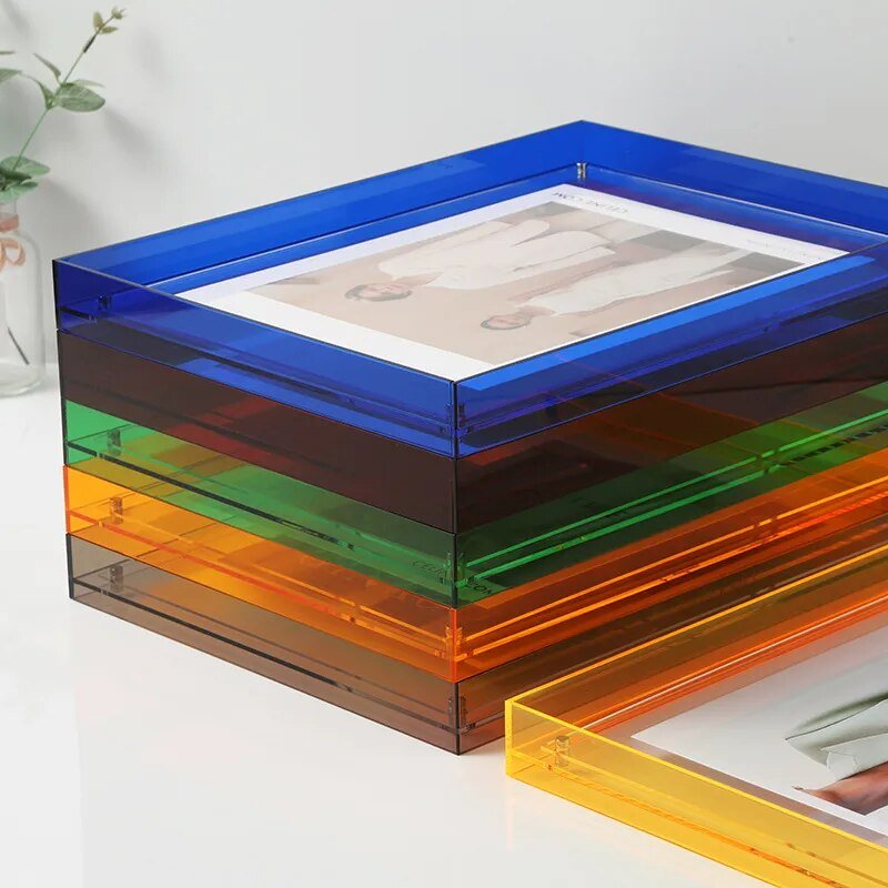 Kleurrijke Acryl Fotolijst voor Unieke Herinneringen – Modern Design 2