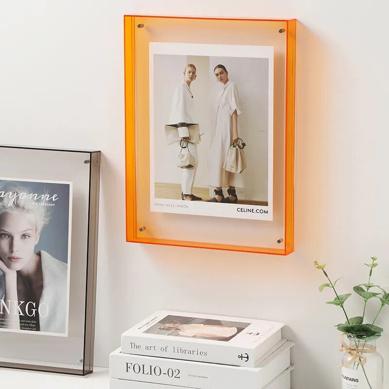 Kleurrijke Acryl Fotolijst voor Unieke Herinneringen – Modern Design 4
