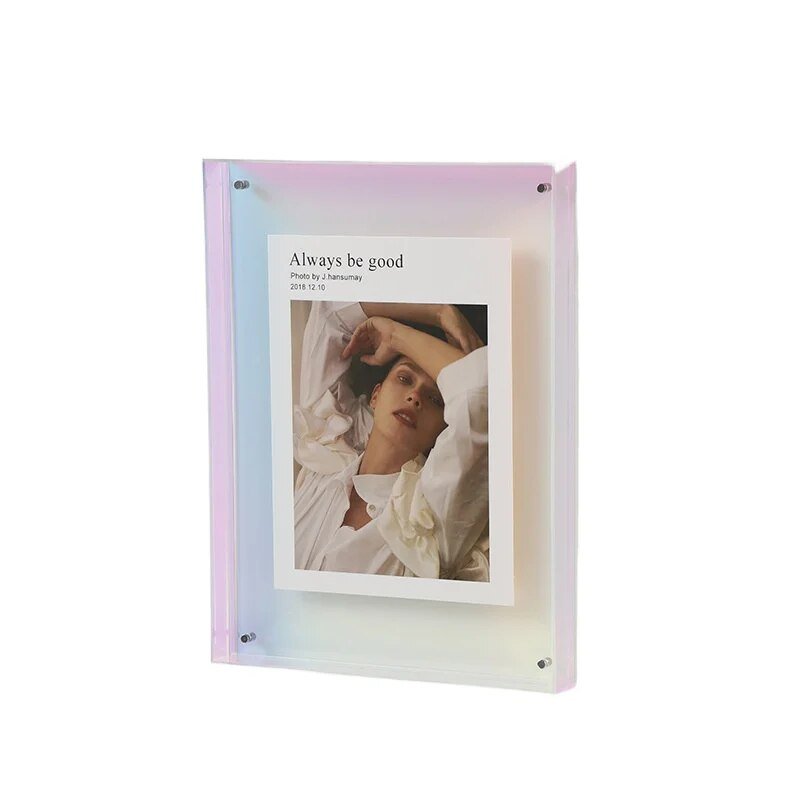 Kleurrijke Acryl Fotolijst voor Unieke Herinneringen – Modern Design 5