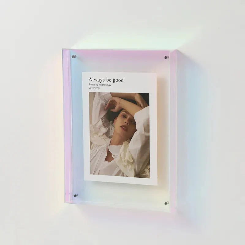 Kleurrijke Acryl Fotolijst voor Unieke Herinneringen – Modern Design 8