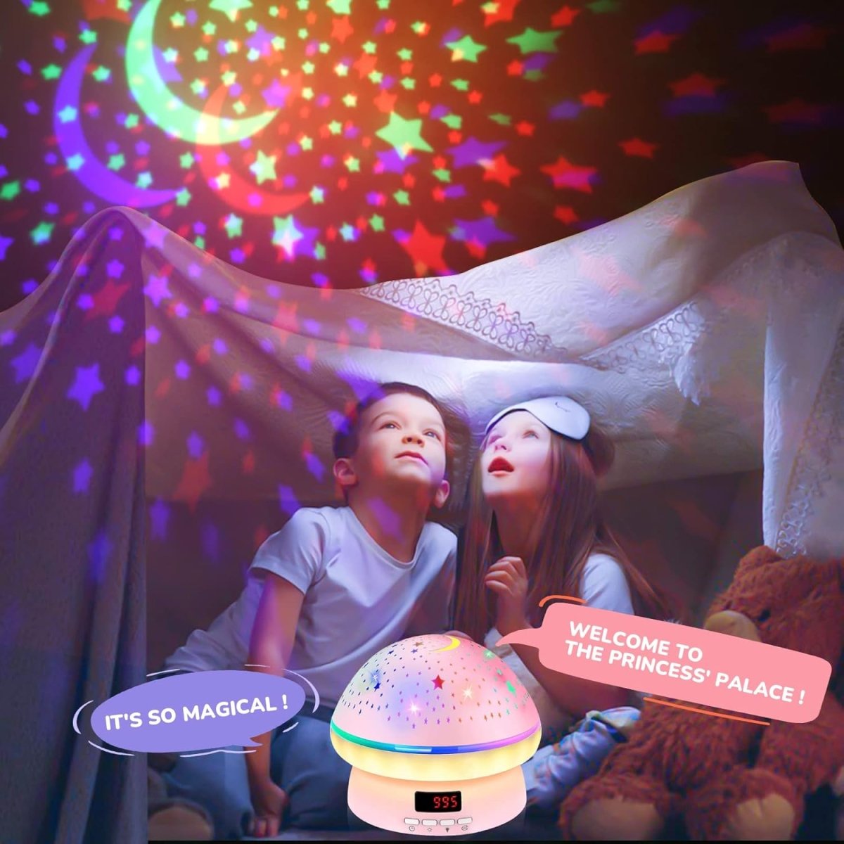 Magische Sterren Projector voor Slaap en Ontspanning – 16 Kleuren 3