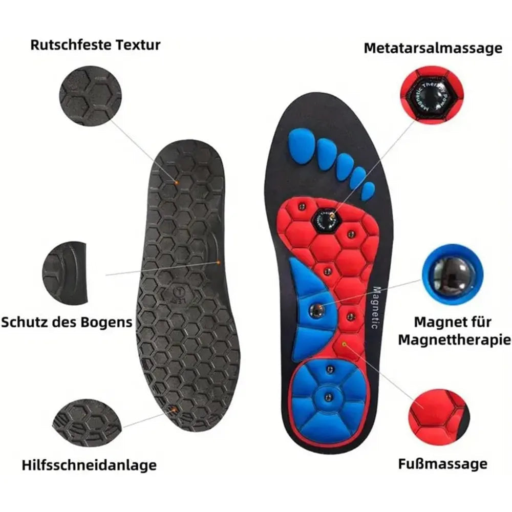 Magnetische Acupressuur-inlegzolen voor Comfort en Vitaliteit