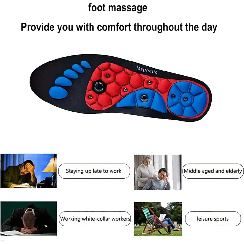 Magnetische Acupressuur-inlegzolen voor Comfort en Vitaliteit