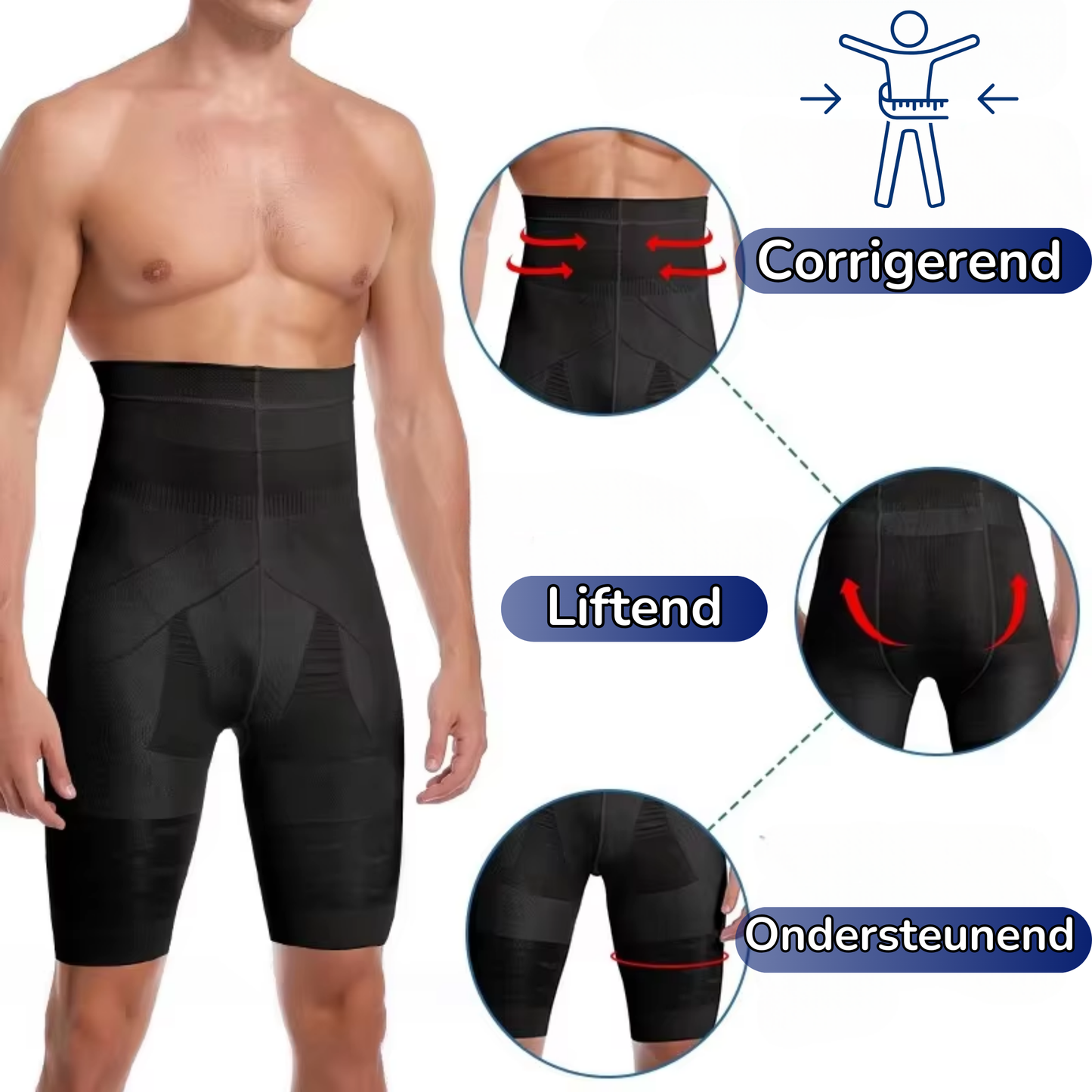 Ondersteunende Compressie Broek voor Comfort en Stabiliteit