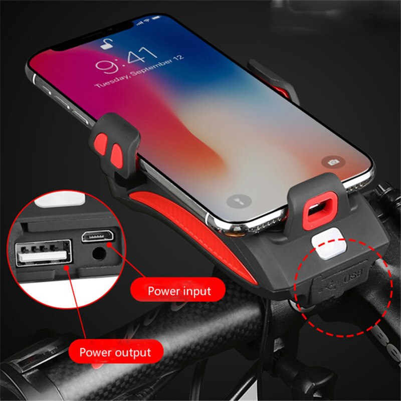 Powerbank Fiets Gadget met LED Verlichting voor Veilig Fietsen 1