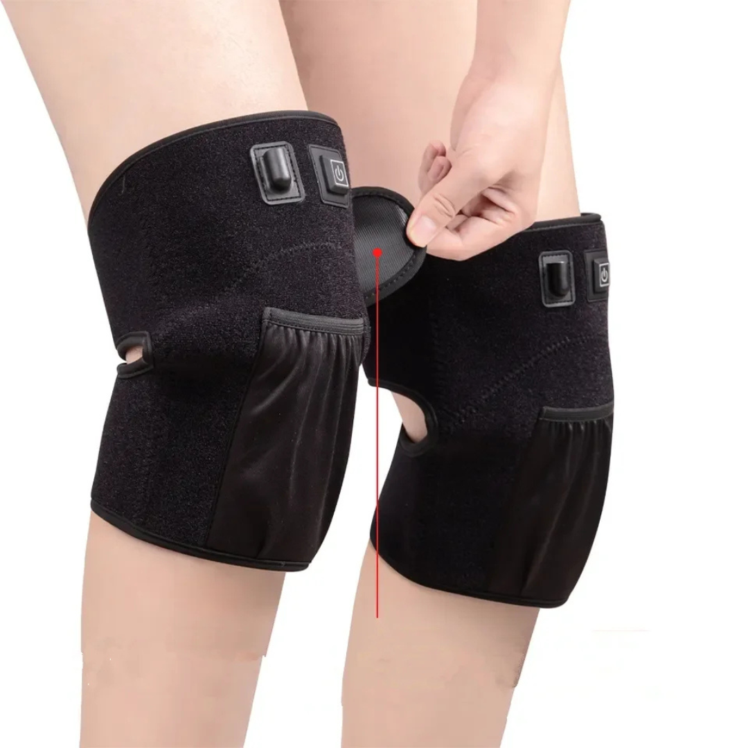 Rode Lichttherapie Knieband voor Pijnverlichting – Draagbaar en Effectief