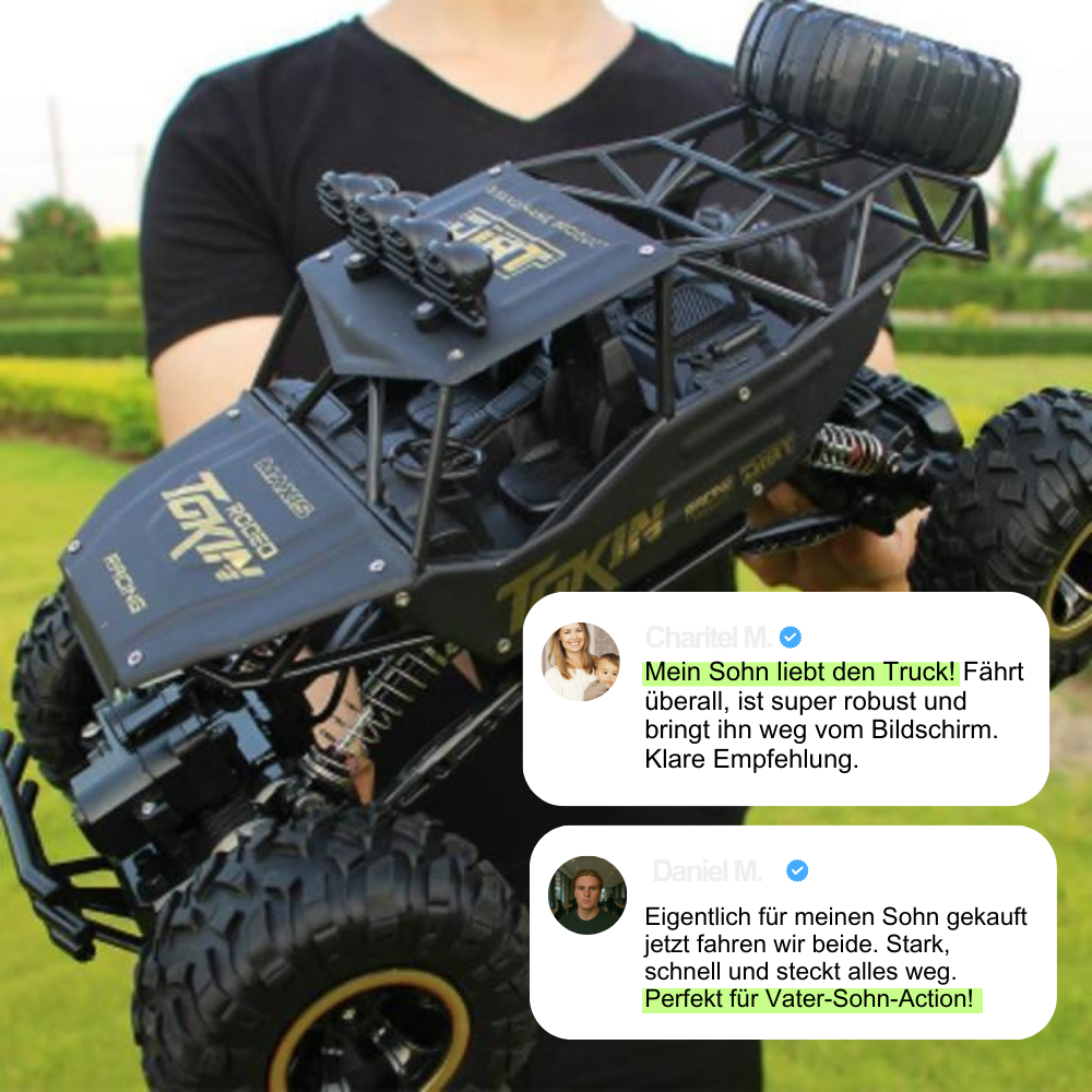 Schokbestendige RC Monstertruck voor Avontuurlijke Offroad Rit 8