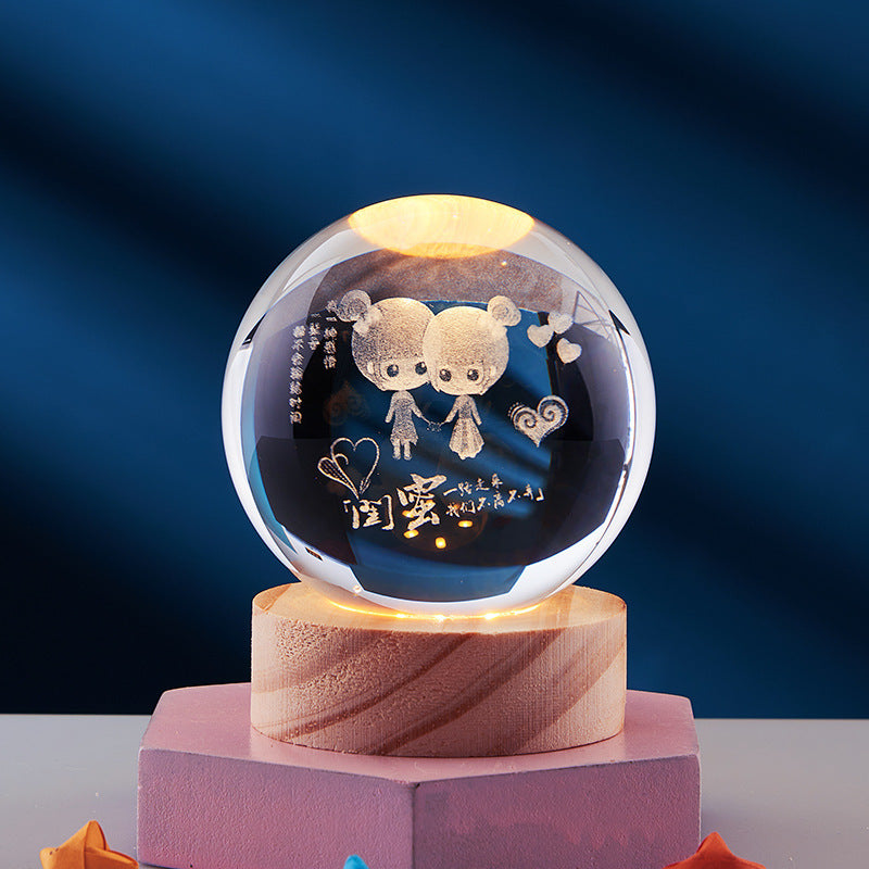 Sfeervolle Nachtlamp voor Ontspanning met 3D Effect en LED 6