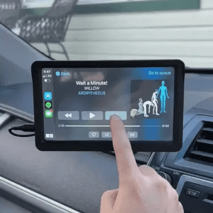 Slim Scherm voor Eenvoudige Autorit met CarPlay en Android Auto 2