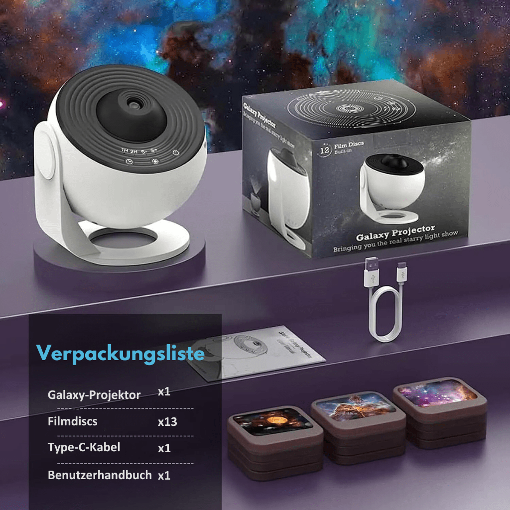 Sterrenprojector voor Ontspanning met HD Beelden en Timer 6