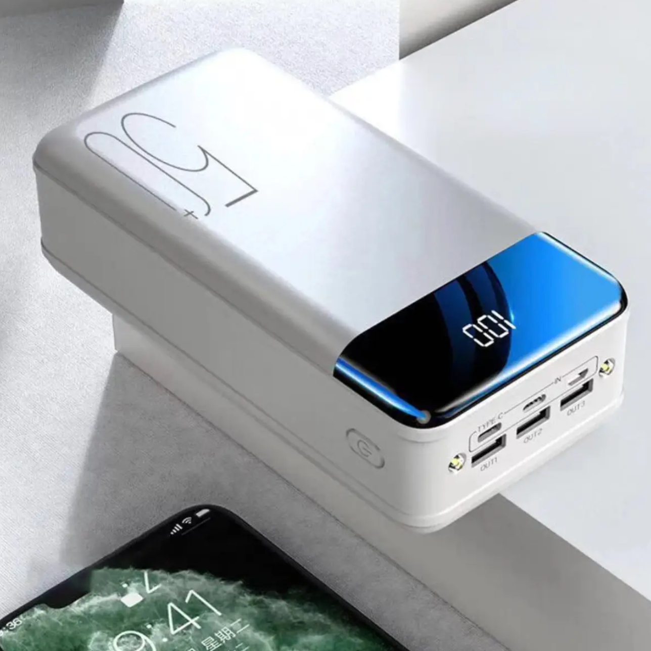 Super Snelle Power Bank voor Meerdere Apparaten – 100.000mAh Capaciteit 7