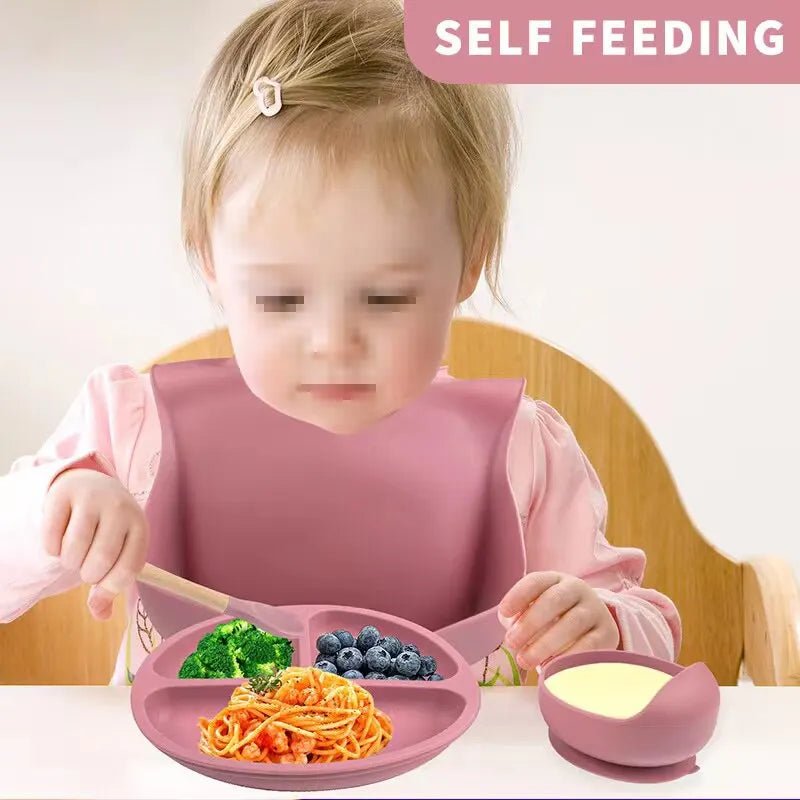 Veilige Siliconen Voedingsset voor Stressvrij Zelfstandig Eten 2