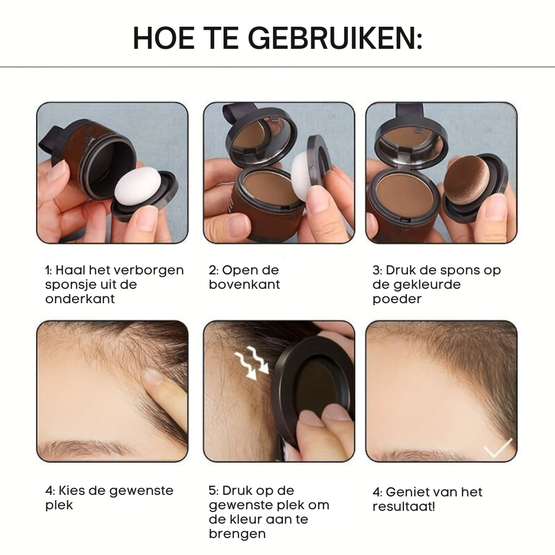 Volume Poeder voor Natuurlijk Vol Haar – Eenvoudig in Gebruik