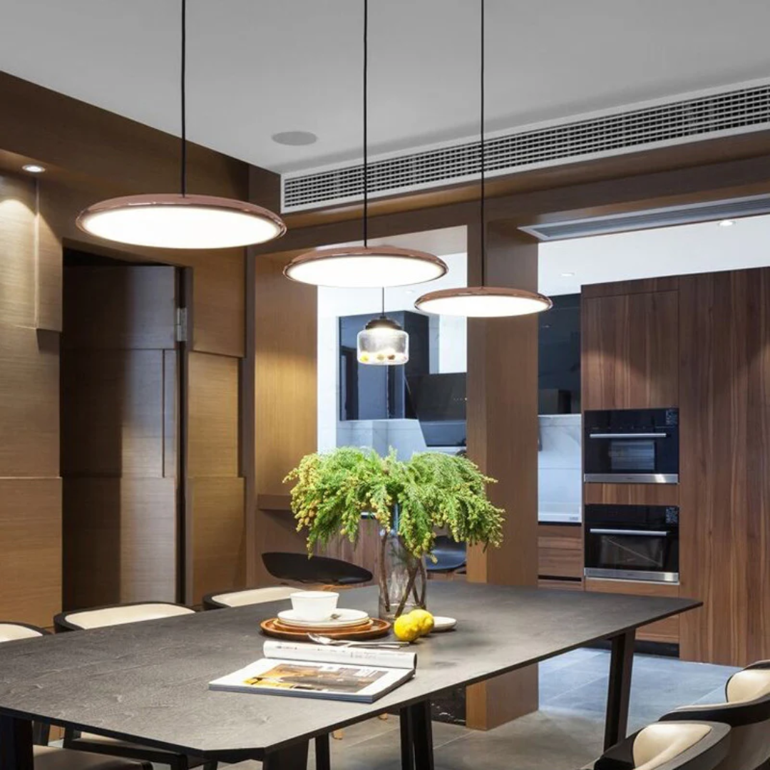 Warme Hanglamp voor Eettafel en Woonkamer – Zwart Minimalistisch Design 2