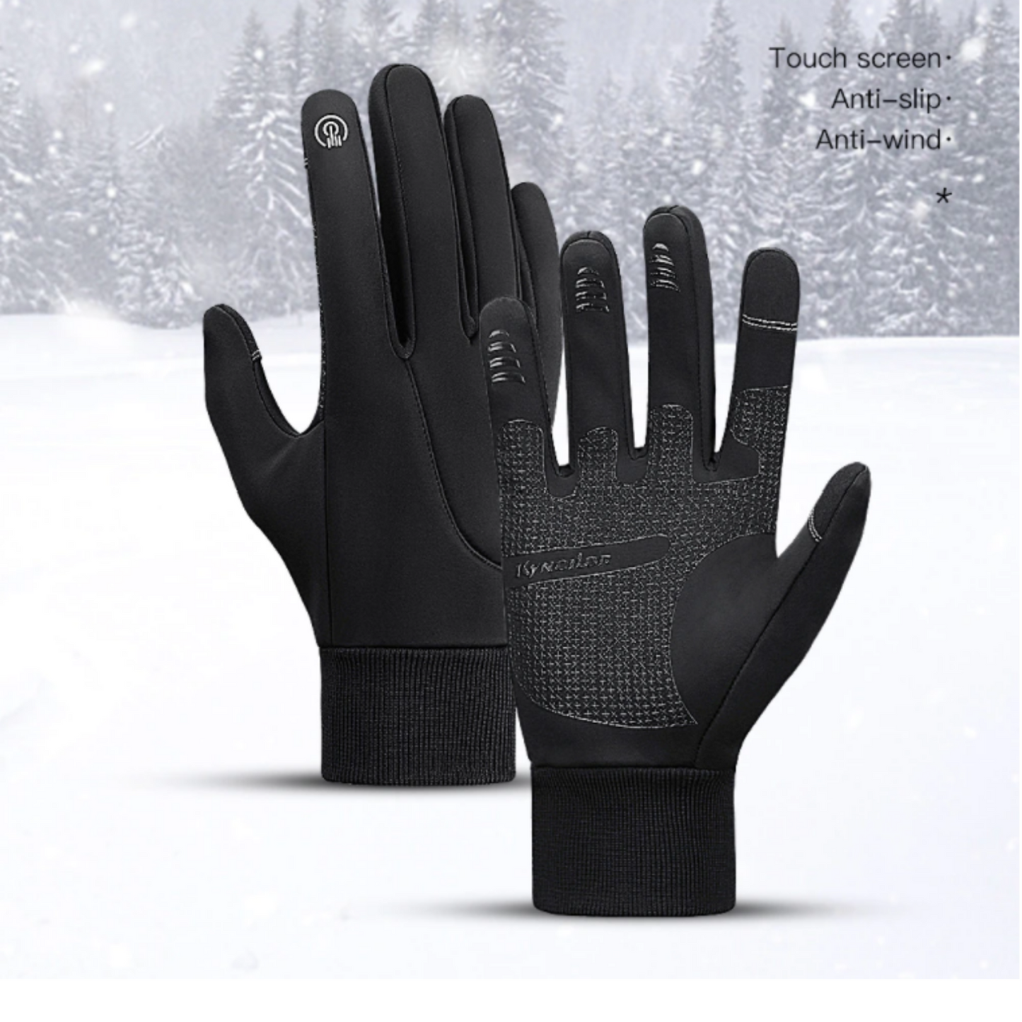 Waterdichte Handschoenen voor Warmte en Smartphone Bediening 1