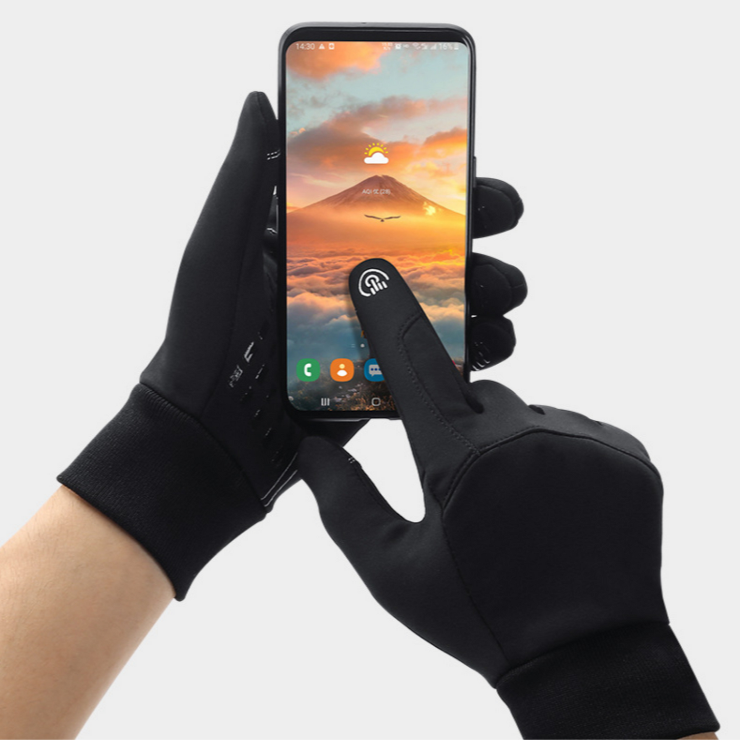 Waterdichte Handschoenen voor Warmte en Smartphone Bediening 4