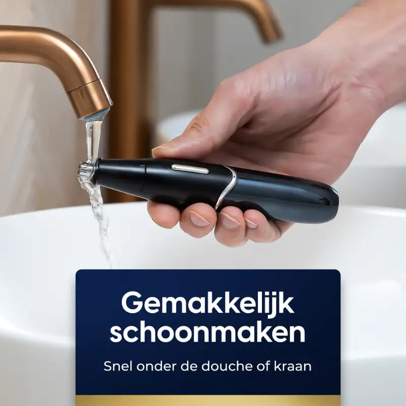 Waterdichte Neus- en Wenkbrauwtrimmer met LCD-scherm