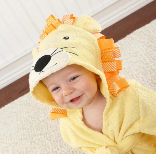 Zachte Babybadjas voor Warmte en Comfort met Dierendesign 3